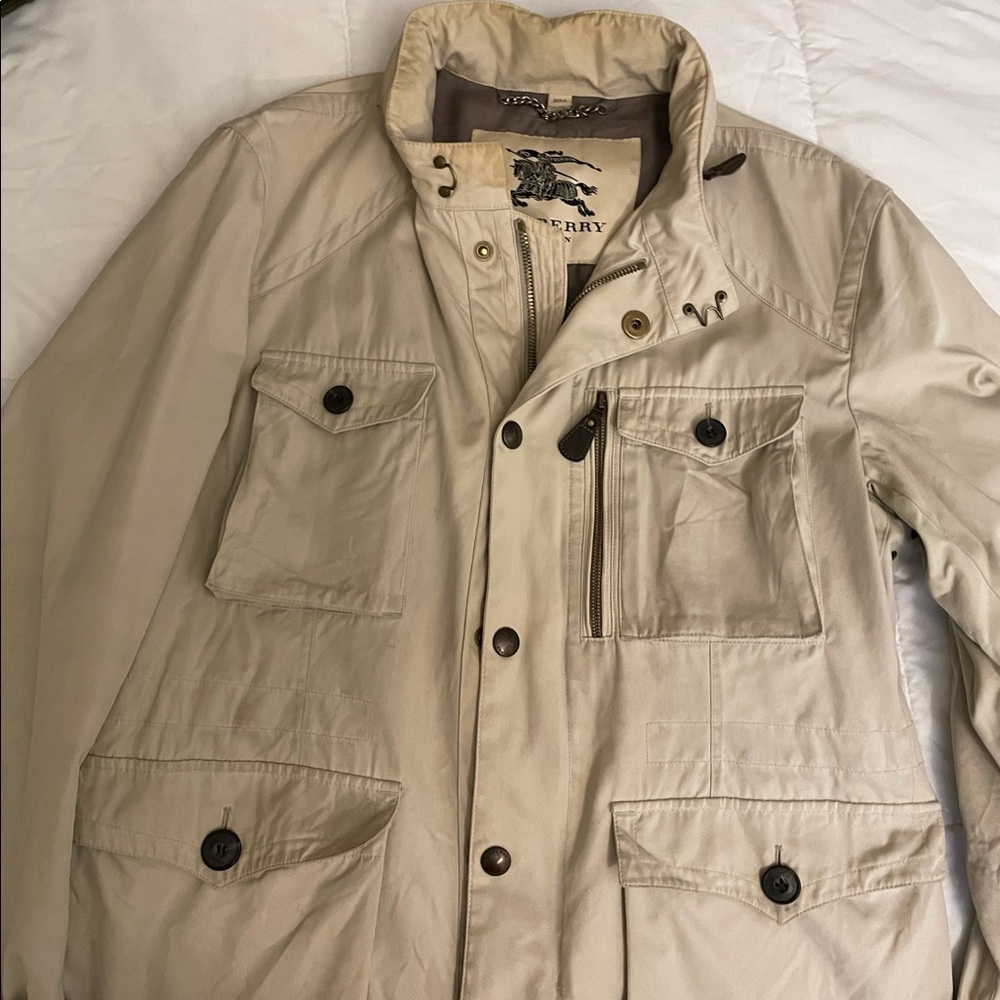 Burberry waterproof explorer jacket.